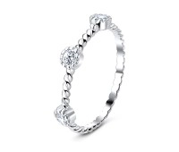 CZ Silver Ring NSR-2959